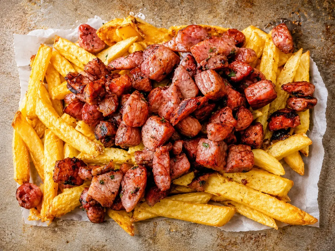 Raxo con patatas de aPeregrina